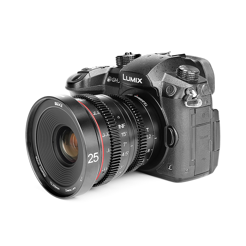 Meike MK 25mm T2.2 Manual Focus Cinema Lens for Sony E-MOUNT  